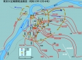 南京攻略戦　経過地図